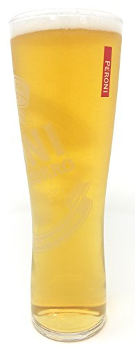 Peroni Nastro Azzurro Pint Glass Toughened and Nucleated (1 Glass)