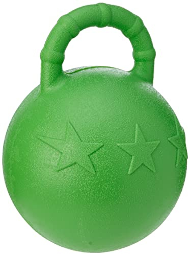 Pfiff 102446 Pferdespielball, Hundespielball Fruitstar, Spielball mit Apfel-Aroma, Selbstaufblasend, Hellgrün 25cm
