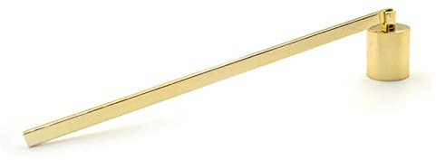 GAKA Candle Snuffer Accessory Gold for Putting Out Extinguish Candle Wicks Flame,Cylindrical Shape