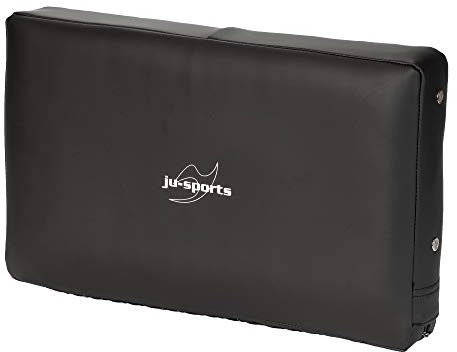 Ju-Sports Doppelhand Schlagpolster Kampfsport 1 STK I Große Pratze aus Kunstleder I Ideal zum Trainieren von Kicks I 3 Klettschlaufen I 48 x 28 x 8cm