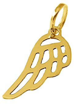 Eurojewellery 9 karat guld ängel vinge hänge berlock F57
