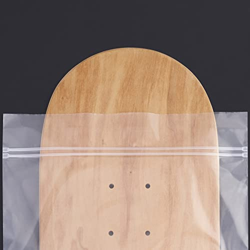 [New] (20 PCS) Skateboard Bags – Acid-Free Premium Reclosable Resealable Reusable Protective Double Zipper seal Poly Bag. One size fits all 11”x 36” sleeves to safely store decks and boards by Arkorus
