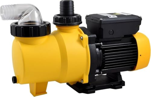 ESPA LEADER Bomba de Piscina SIROCCO 25 6M para Filtración y Circulación | Para Piscinas hasta 55 m³, 180 W, 0,25 HP, Caudal 9.000 l/h, 65 dB, Compatible con Agua Salada, Conexión 40 mm