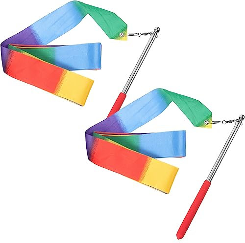 BESPORTBLE Ruban de Gymnastique 1 Set en Acier Inoxydable et Polyester