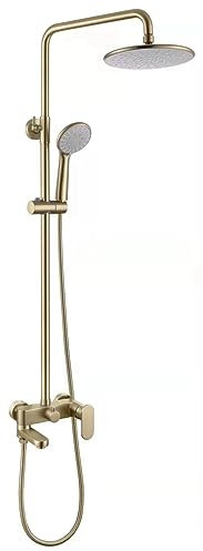 SC008 Duschsäule, goldfarben, gebürstet (Gold matt)