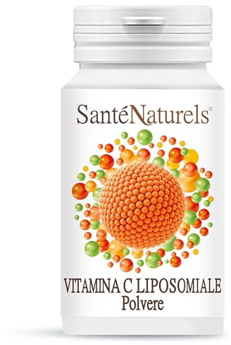 Vitamina C Liposomiale Polvere 100 g ● Liposomi di Vitamina C in Polvere Finissima, Idrosolubile e Liposolubile ● Integratore Alimentare Naturale ● Adatto ai Vegani