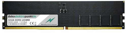 dekoelektropunktde 32GB Memoria RAM adatta per ASUS ROG Strix X670E-F Gaming WIFI (90MB1BA0-M0EAY0) DDR5 UDIMM PC5