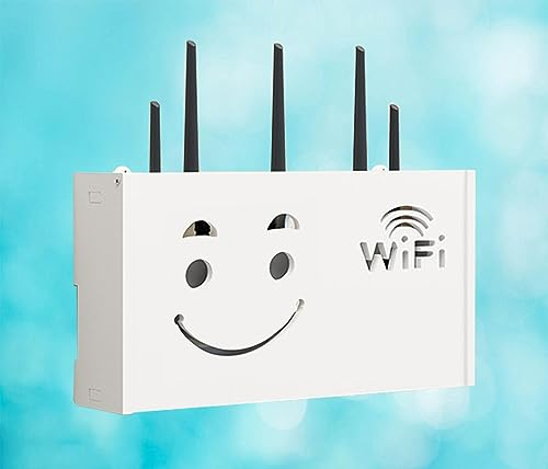 WLAN-Regal, Wandmontage, Wandmontage, WLAN-Aufbewahrungsbox, WLAN-Router, Aufbewahrungsbox, Aufbewahrungsbox, Wandmontage, B-38 x 20 x 8,5 cm