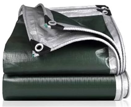 JMDNTQ Telone Impermeabile con Occhielli 3x4.5m, Telo Impermeabile Esterno, Esterno Copertura Multiuso, per Giardini Terrazze Balconi Automobili Piante Serre, Tettoie