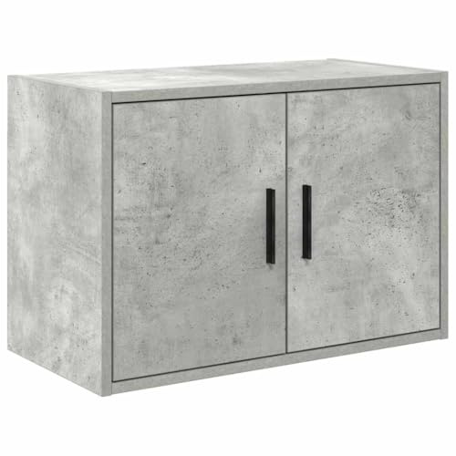 vidaXL Armoire Murale de Garage Gris béton Bois d'ingénierie
