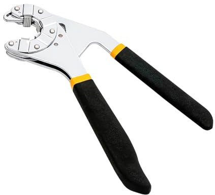 Senbos Adjustable Wrench Set, 8 Inch Carbon Steel Multifunctional Torque Pipe Pliers & Hexagon Socket Screw Spanner, 12-20mm(3/4 to 1/2) Clamping Range for Water Pipes & Various Screws