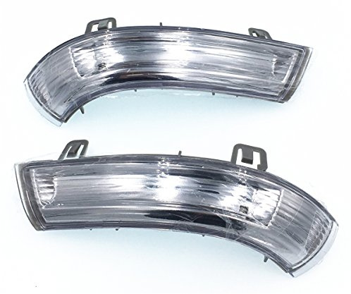 TOOWGM 2pcs izquierda y derecha puerta Lámpara de señal de giro del espejo Para VW Jetta Mk5 Golf MK5 EOS Passat Sharan Para Skoda Seat 1K0949101 1K0949102
