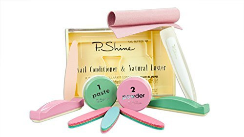 p-shine japonés Kit de manicura profesional uñas Set Cuidado + instrucciones