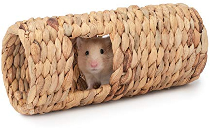 Niteangel Creative & Composable Hamster Tunnel - DIY & Build Unique Tube Burrow as Hideout for Small Sized Animals Like Hamsters Mouse Gerbils Mice (7.5-inch L - SHLD)