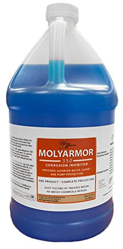 MolyArmor 350 Corrosion Inhibitor for Wood Boiler, Replaces WoodMaster CorQuest 1200, 1 Gallon.