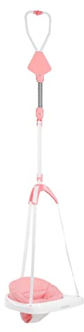 KikkaBoo Saltador de Puerta para Bebé Bouncy, Desde el 6 Meses hasta 12 kg, Saltador y Columpio, Regulable en Altura, Rosa