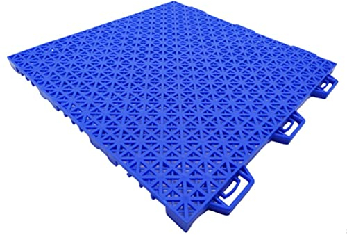 Tapis Caillebotis en Caoutchouc 25CM Sol Sportif en Dalles Emboîtables Modulaires, Jardin D'attractions Parc D'attractions École Aire De Jeux Gymnase Couleur Épissage Sol Étanche