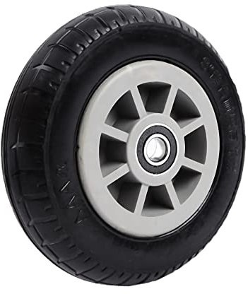 Roue Increvable Remorque pour Diable Brouette Chariot Jante en Acier - Charge 220 Kg,4inch