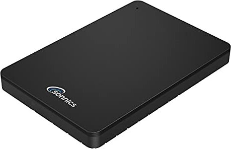 Sonnics 2TB Black External Portable Hard drive type C USB 3.1 Compatible with Windows PC, Mac, Smart tv, XBOX ONE & PS4