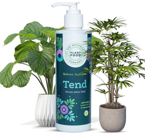 The Natural Plant Food Company | Tend House Plant Feed - 100% Natural Indoor Plant Food - With Essential Nutrients - Pet & Wildlife Friendly - Free from Peat & Synthetic Chemicals - 250ml
