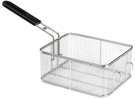 JISADER Outil de Cuisson Panier à Frites égouttoir Panier à friture paniers de présentation des Aliments pour Barbecue à la Maison, c