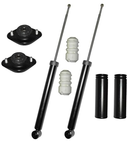 2x Stoßdämpfer Staubschutzsatz 2x Domlager Hinterachse für BMW 3 E36 Cabriolet Compact Coupe Touring