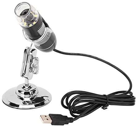 Drahtloses Digitales Mikroskop, Tragbare USB-Handkamera, 8 LED-Leuchten, Beobachtungsgerät für zu Hause, Reisestudie [Tragbares Mini-Digitalmikroskop]