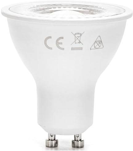 Blendend Foco LED GU10 COB 4.9W, alta eficiencia energética, luz brillante, ideal para iluminación de interiores y acentos decorativos.