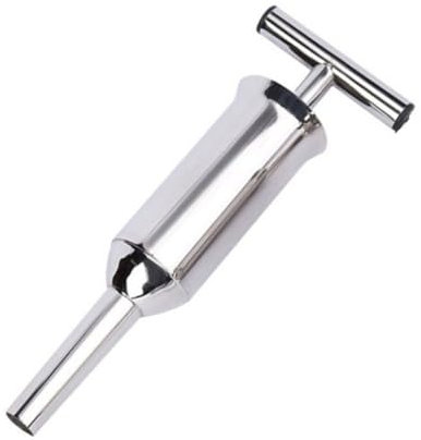 SHOWERORO Stainless Steel Sausage Stuffer Kit Meat Filler Large for Home Use Sausage Making Tool