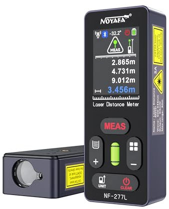 Green Light Laser Rangefinder High Accuracy Laser Distance Meter 60/100M Professional Laser Meter with Laser Crosshair (60M)
