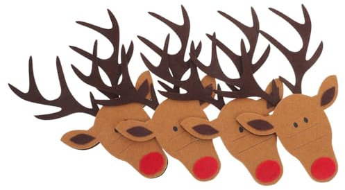 Cabilock 4stücke Weihnachtsbestecktaschen Aus Filz Mit Schneemotiven Für Party Und Weihnachtsdekoration Praktisch Für Familienfeiern Und Festbankette
