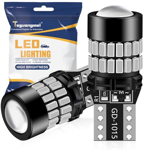 Teguangmei T10 W5W Lampadina LED Canbus Sensa Errore Anti Hyper Flash 12V 34-SMD 4014 Chip 600% Super Luminoso 194 168 2825 per Luci Interne, Luce Targa, Luce Posizione, Cupola, Courtesy, 2PCS