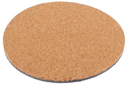 Alasum Tapis Liège Absorbant pour Pot de Fleurs Dessous de Pot Rond Antidérapant et Étanche pour Jardin Intérieur et Extérieur Protège-Sol et Surface