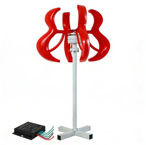 BAOJUHUIKANG 48v, Turbinas eólicas de 9000W, generador eólico, 12V 24V 48V, aspas de Fibra, aerogenerador Horizontal para el hogar, para Botes, terrazas, cabañas o casa, 220V