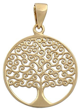 Minoplata Ciondolo albero della vita in oro 18 kt e 17 mm. Un gioiello di grande valore simbolico donna speciale