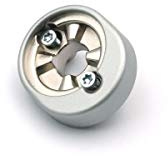 Schüco RC-Befestigungsrosette abschließbar, Silver Look 247131/247139