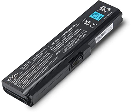 Wikinu 5200mAh PA3817U-1BRS Laptop Battery Replacement for Toshiba Satellite A660 C600 C650 C655 C660 C660D C665 C670 L700 L750 L750D L650 L670 P750 PA330 819U-1 BRS [10.8V 56Wh]