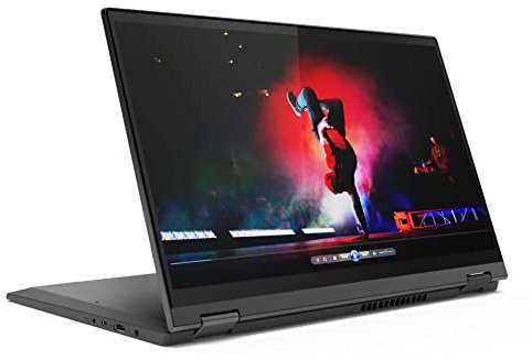 Lenovo IdeaPad Flex 5 - Computer portatile 14 FullHD (AMD Ryzen 5 5500U, 16 GB RAM, 512 GB SSD, grafica AMD Radeon, Windows 11 Home in modalità S), Tastiera QWERTY spagnolaGrigio scuro