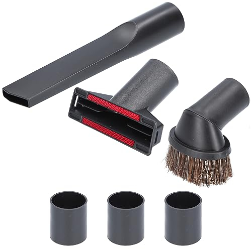 Kenekos - Juego de boquillas 32/35 mm, universal de 3 piezas + 3 adaptadores, cepillo para muebles, boquilla para hendiduras de tapicerías, compatible con Miele, AEG, Siemens, Bosch, Kärcher, Rowenta