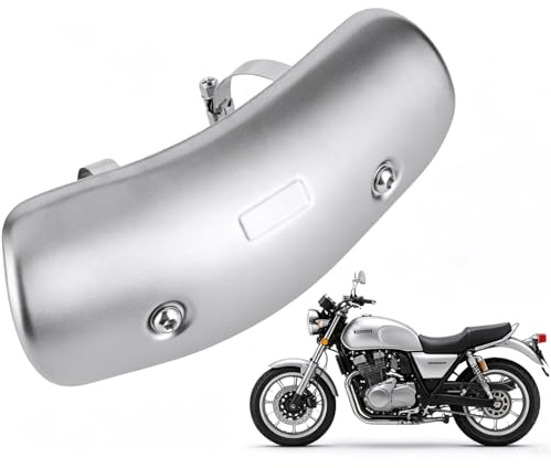 Protector Térmico Para Motocicleta, Acero Inoxidable Cubierta Protectora De Protección Térmica Para Tubo Central De Escape Universal Para Motocicleta Para Tubo De Escape De 38mm-65 mm De Diámetro