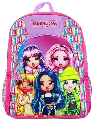 Rainbow High Zaino Borsa Scolastico Per Ragazze | Zaino Per Ragazze | Merchandise Ufficiale