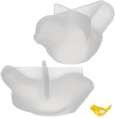 EXCEART Silikonform Vogel Klein 4.7X3.2X4 Cm Kreative Gießform Für Epoxidharz Schmuck Diy Basteln Antihaft Flexible Form Für Heimwerker Projekte Und Vogel Ornamente