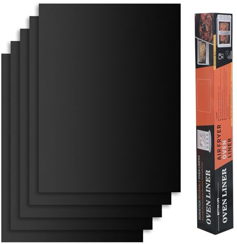 Lrocotanc BBQ Grillmatte 5er Set Antihaft Teflon Grillmatten Wiederverwendbar Grillmatten,PFOA-frei,Grillmatte geeignet für Gasgrill,Holzkohlegrill,Backofen und BBQ-Grills(40 * 33cm)