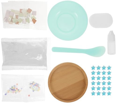 LALAFINA Sottobicchiere Mosaico in bambù Fai da Te, Set 1 Pezzo
