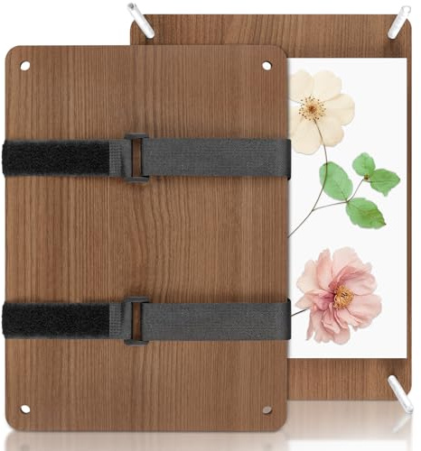 inzeyoz Flower Press Kit for Adults, 6 Layers 26x19cm Wooden Flower Pressing Kit - Ideal for DIY Arts and Crafts Lovers