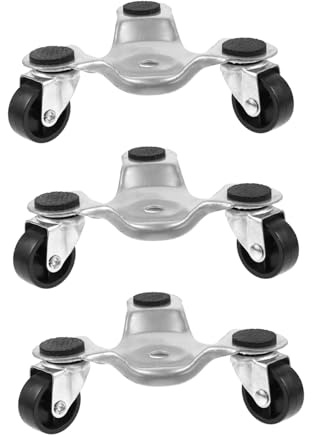 Operitacx Diable De Déménagement De Meubles Tri-dolly En Acier Roues Pivotantes 360° Lot De 3 Pour Déplacement Appareils Électroménagers Et Charges Lourdes Domestiques