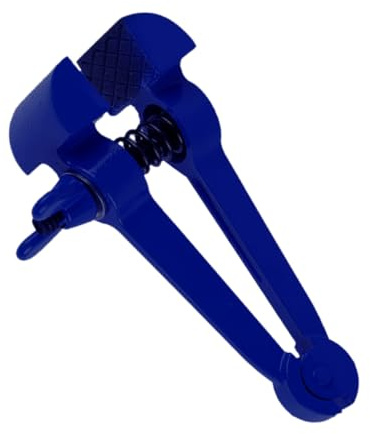 Yardenfun Morsa Mano in Acciaio Sferoidale con Ganasce Antiscivolo e Manopola Pinza Fissa Portatile Leggera per Falegnameria e Lavori Manuali