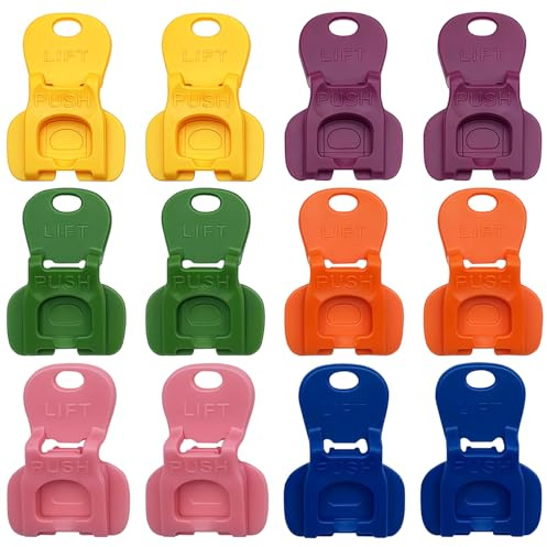 12 Pcs Ring Pull Can Opener Aid with Leakproof Covers, Easy Open Tool for Soda Beer Drink Cans, Essential for Kitchen Camping BBQ Picnic