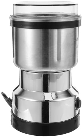 BAZEITFLOW Molinillo Eléctrico de Café Acero Inoxidable Mini Molinillo de Espresso Portátil con Alta Velocidad y Cuchillas Precisas para Viaje y Cocinas Pequeñas