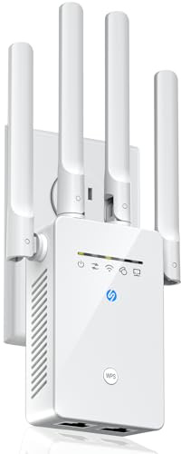 2026 WiFi Extender, WiFi Signal Booster Cover up to 14770 sq.ft for Home, New Gen 6X Faster Internet Extender WiFi Booster w/Ethernet Port, Wireless WiFi Repeater Works with 99% Router, Easy Setup